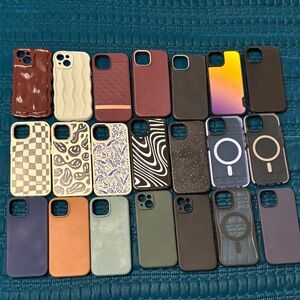 Assorted iPhone 15 Cases -Set of 21